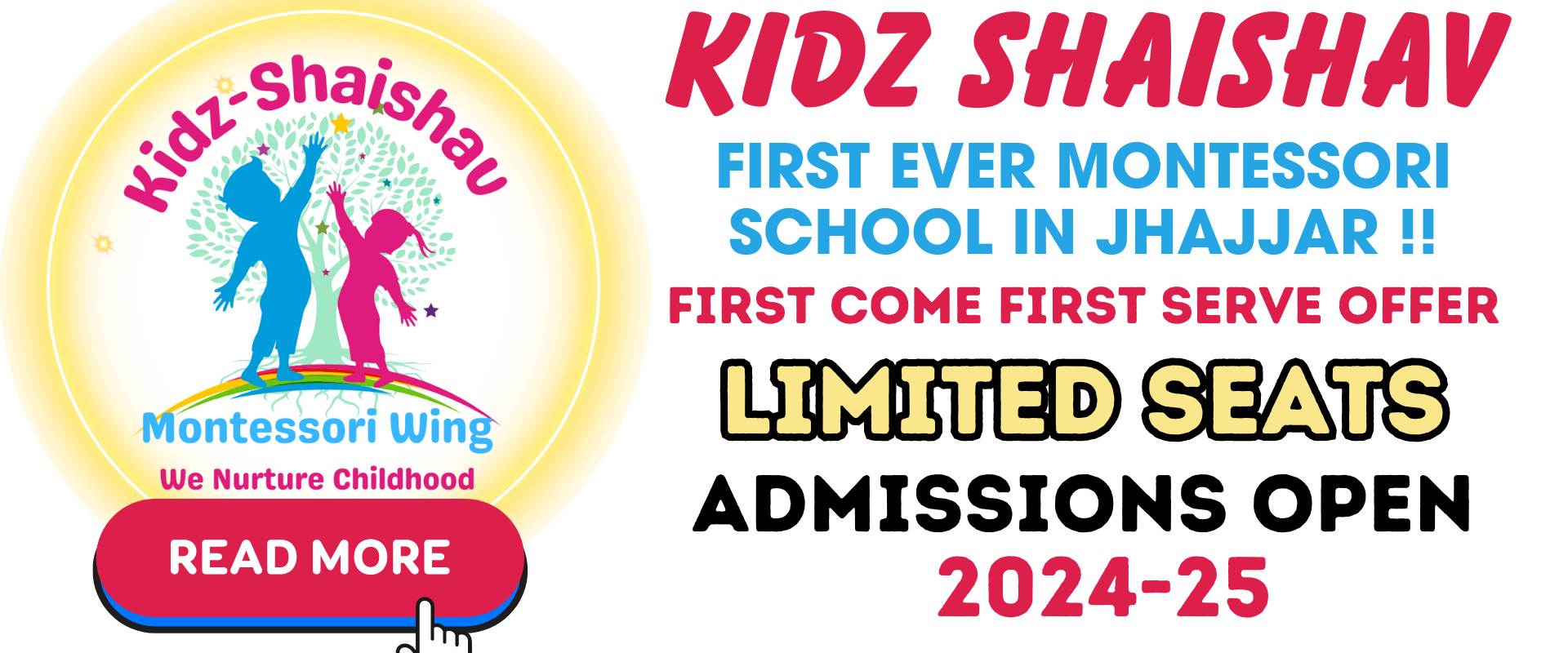 Kidz Shaishav Montessori Banner